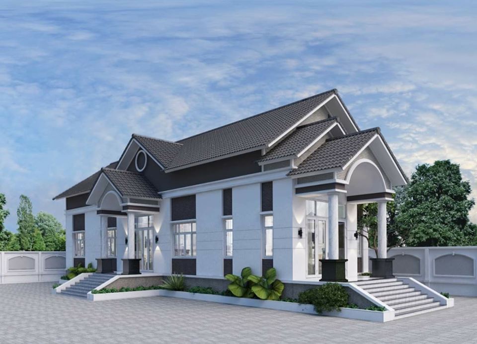 09+ mẫu mặt tiền nhà cấp 4 mái thái 2 mặt tiền ấn tượng dành cho bạn