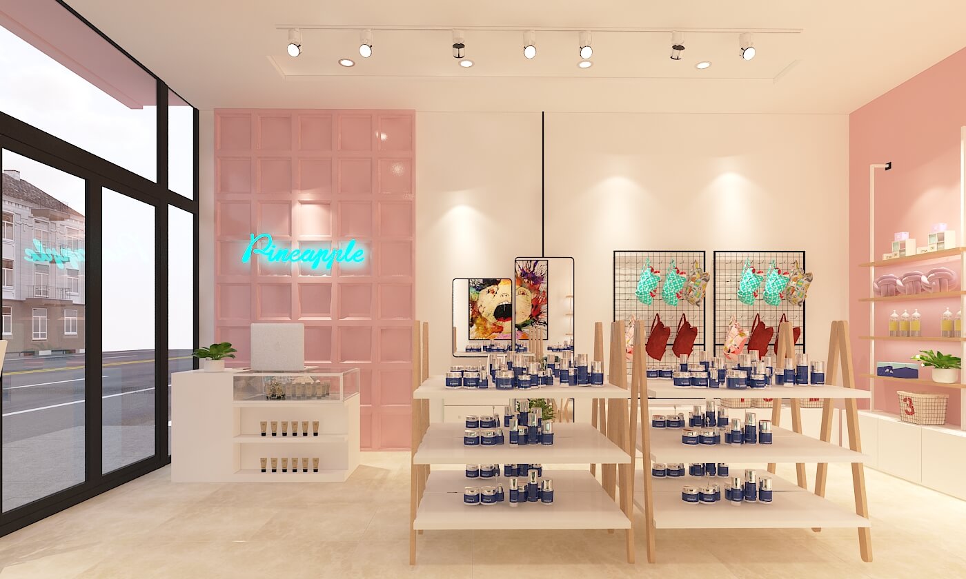 Chi phí thiết kế shop mỹ phẩm bao nhiêu? Cách tính chính xác nhất