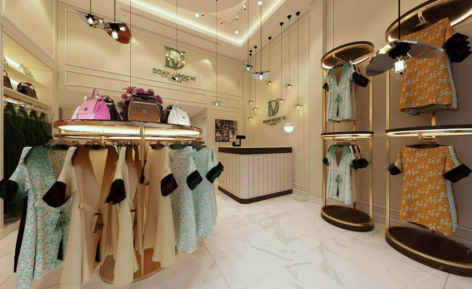 11+ mẫu thiết kế shop quần áo nữ nhỏ đẹp ấn tượng, không thể rời mắt