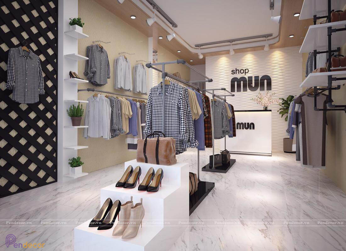 16+ thiết kế shop quần áo nhỏ 10m2 SIÊU ĐẸP không thể bỏ qua