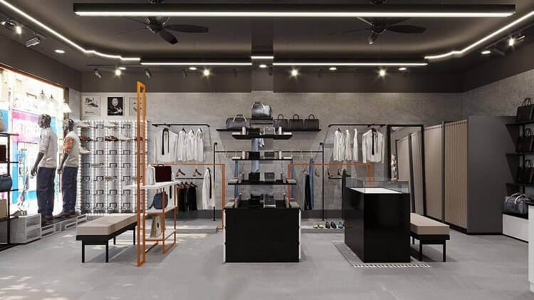 mẫu thiết kế showroom thời trang - 11