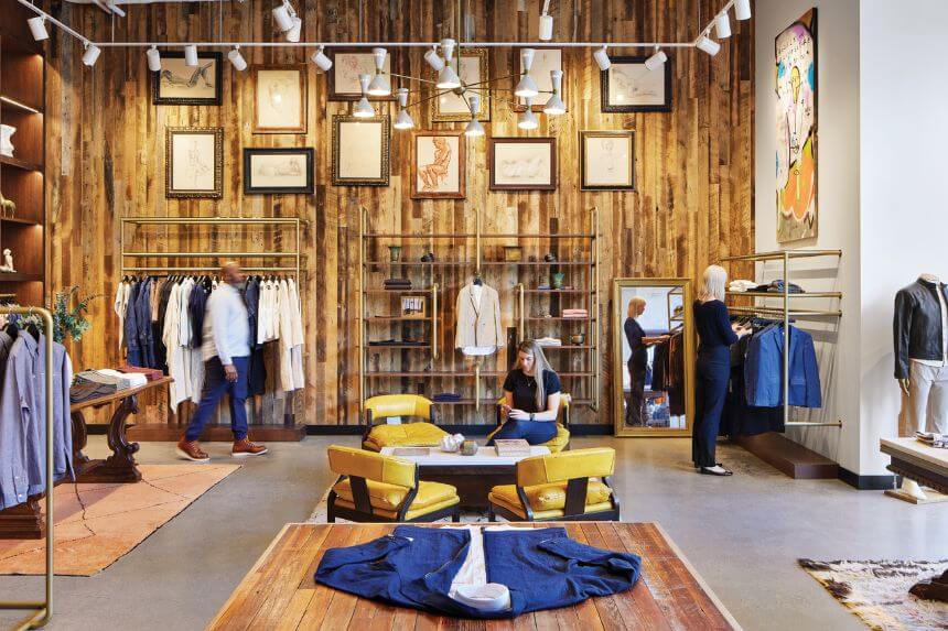 mẫu thiết kế showroom thời trang - 5