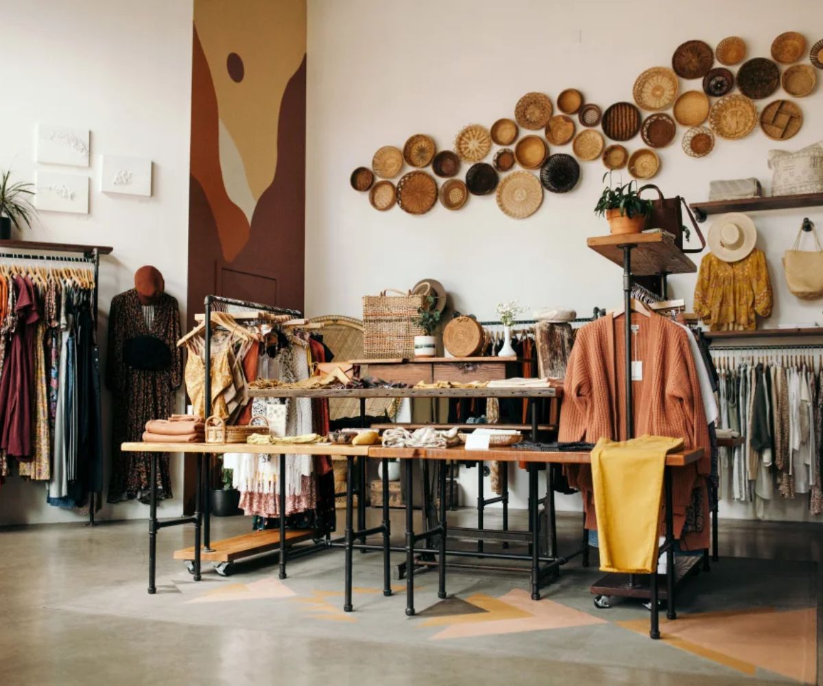 trang trí cửa hàng quần áo theo phong cách vintage - 6