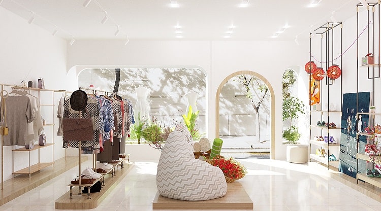 trang trí cửa hàng quần áo theo phong cách vintage - 5