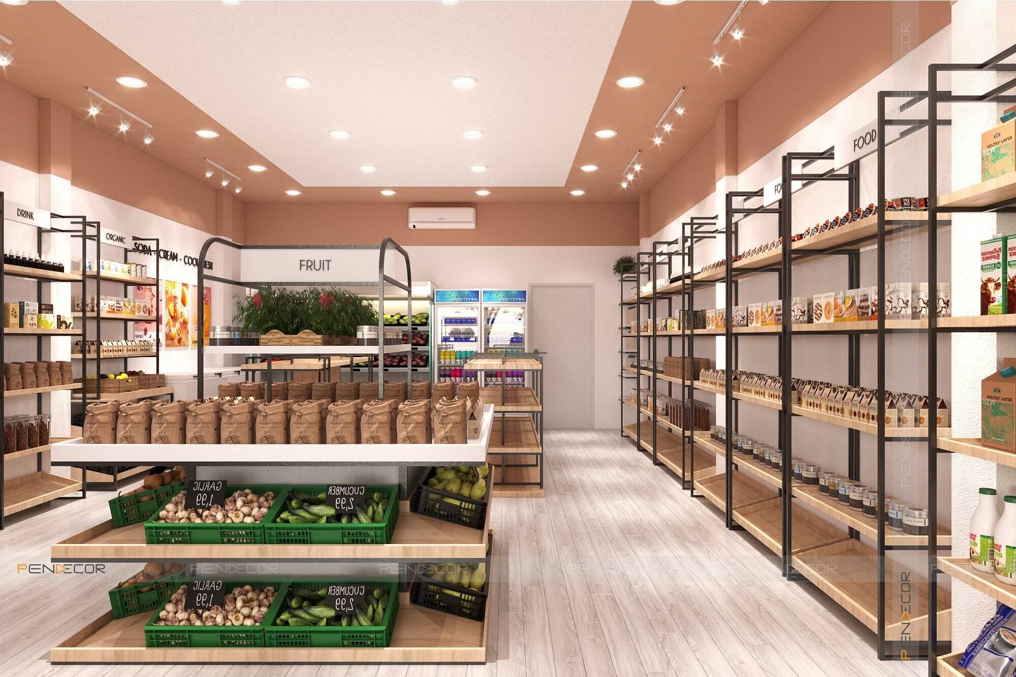 Thiết Kế Shop Thực Phẩm và Trái Cây Nhập Khẩu Win