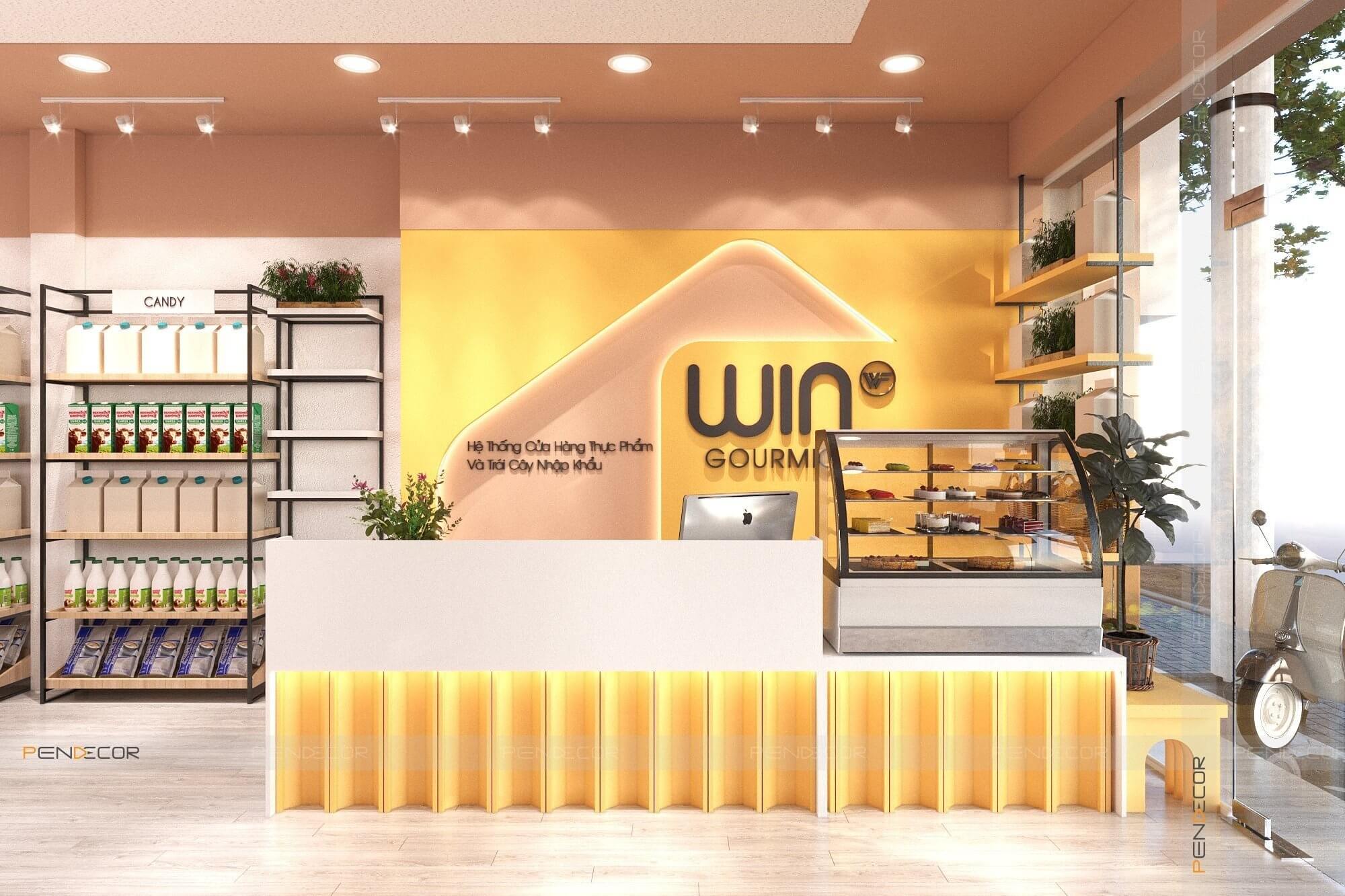 Thiết Kế Shop Thực Phẩm và Trái Cây Nhập Khẩu Win