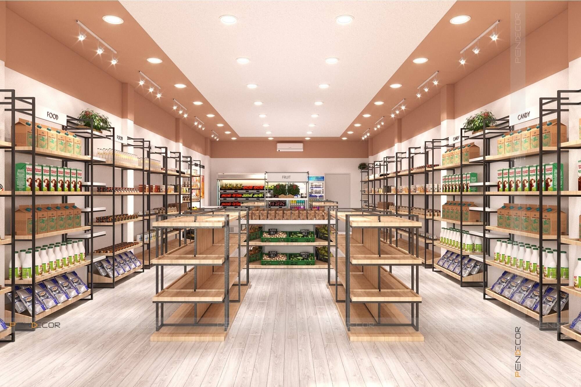 Thiết Kế Shop Thực Phẩm và Trái Cây Nhập Khẩu Win