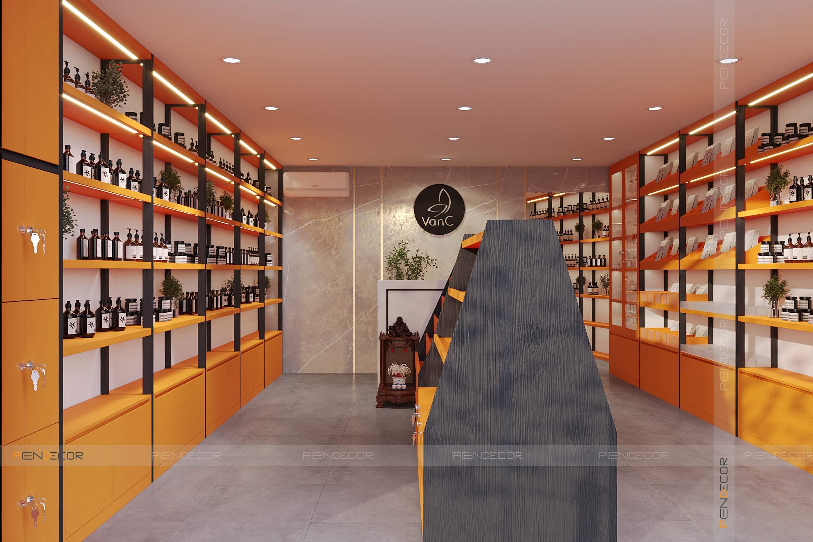 Thiết Kế Shop Mỹ Phẩm Vân Châu (VanC)