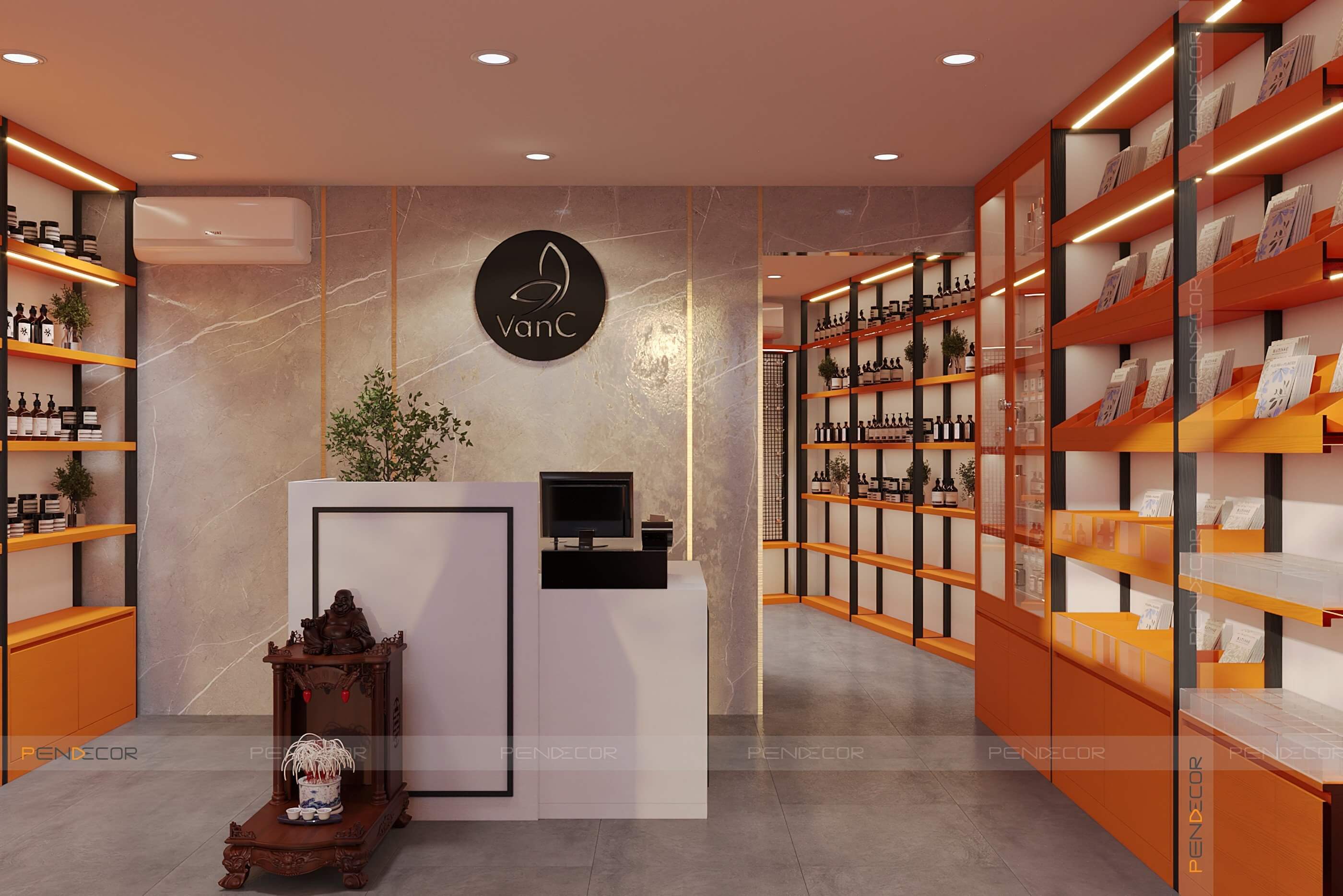 Thiết Kế Shop Mỹ Phẩm Vân Châu (VanC)