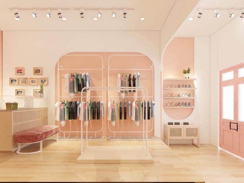 Tiêu chuẩn thiết kế shop quần áo 15m2