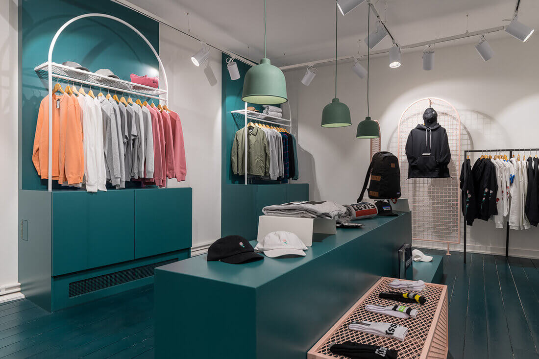 thiet ke gian hang ban quan ao - Pendecor