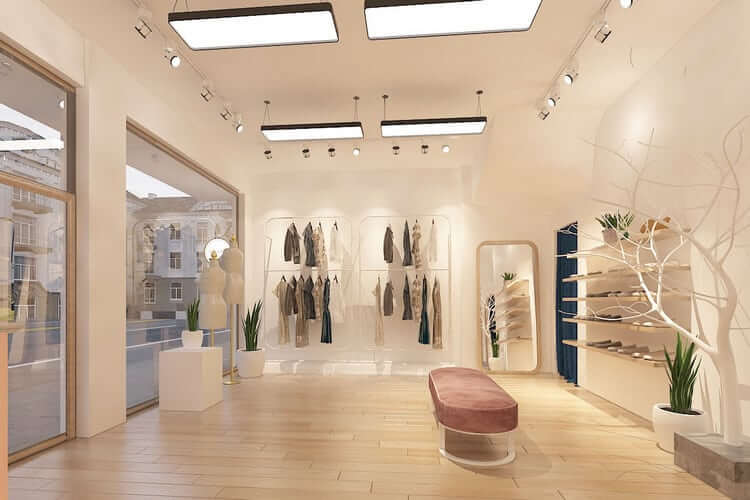 mẫu thiết kế gian hàng bán quần áo đẹp - 1