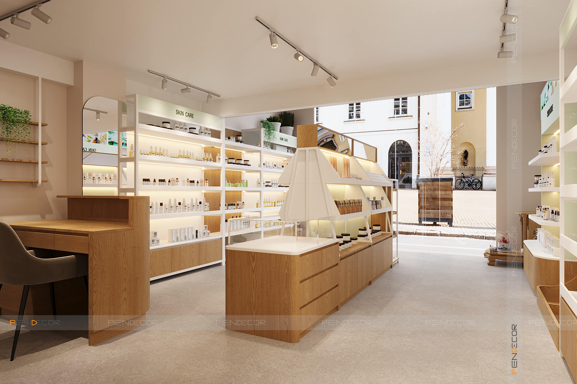 Thiết Kế Shop Mỹ Phẩm TETE