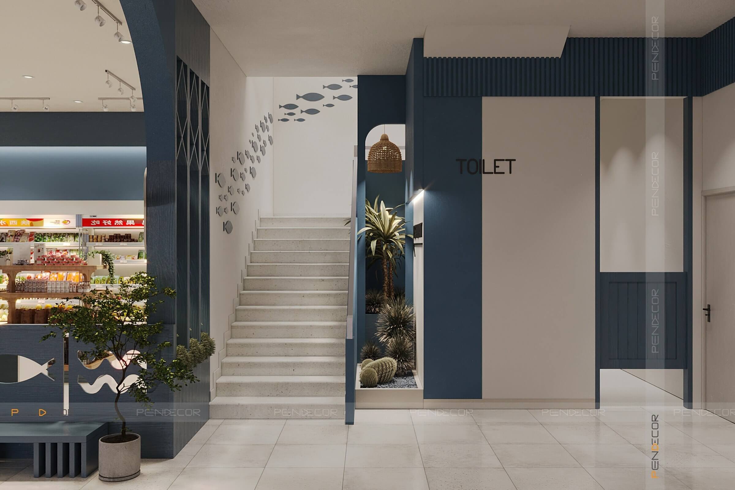 Thiết Kế Nhà Hàng Hải Sản Xuân Sơn (Trệt)