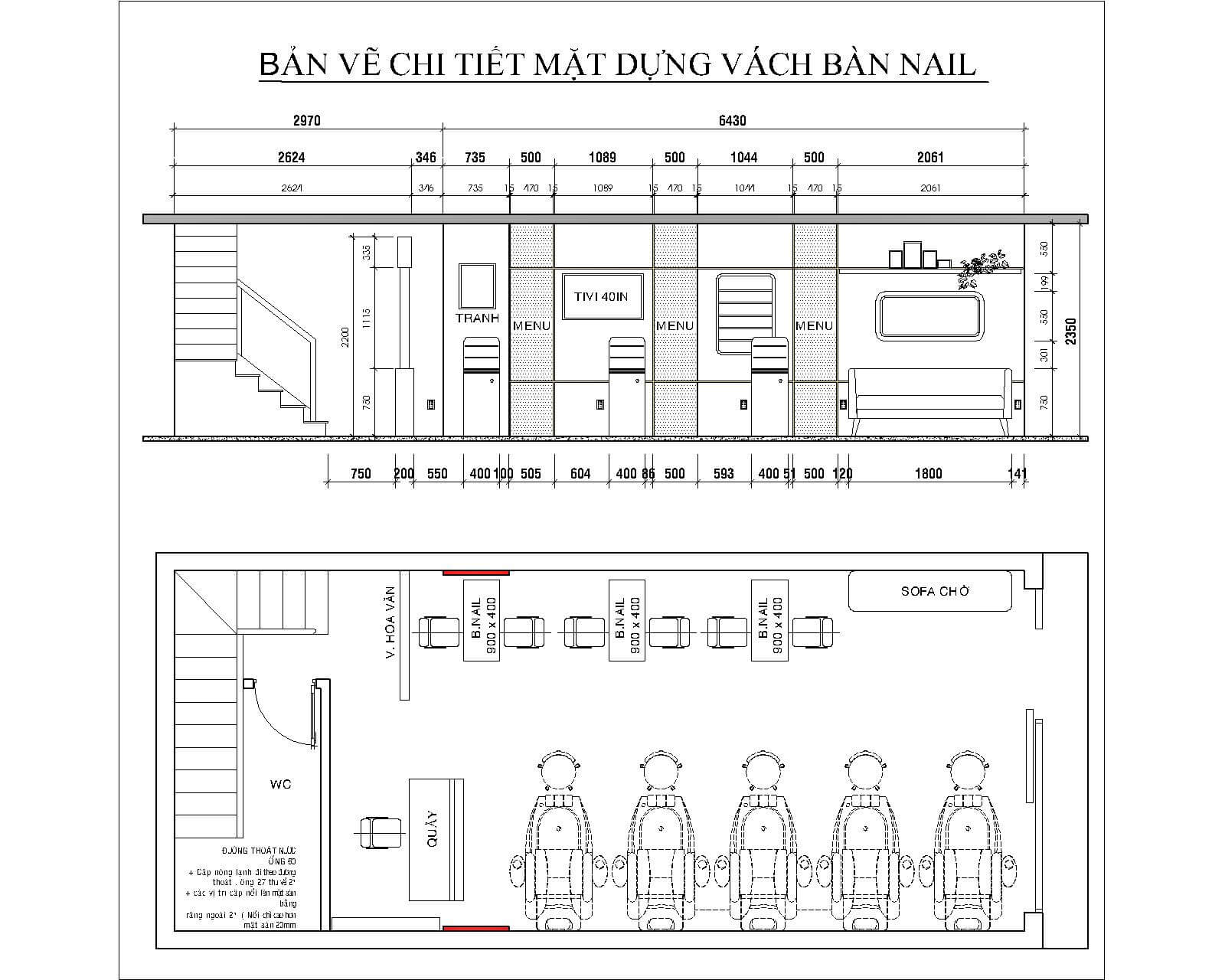 thiet ke tiem nail Pendecor