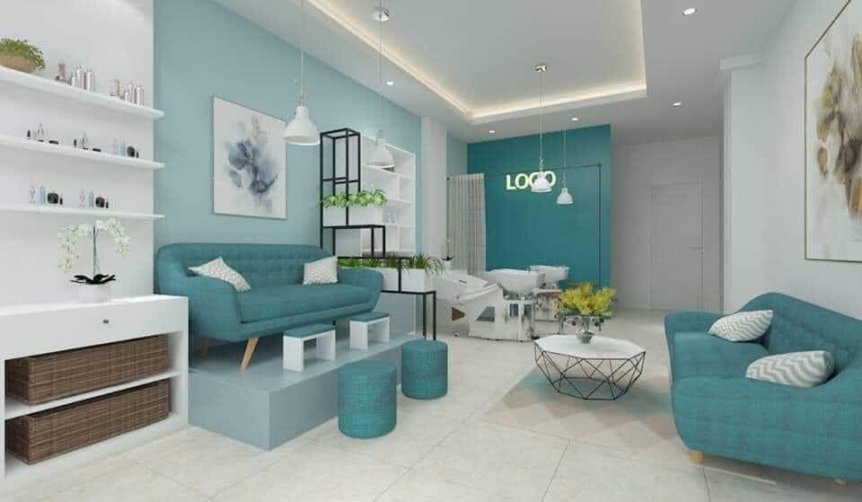 trang trí tiệm nail diện tích nhỏ Pendecor
