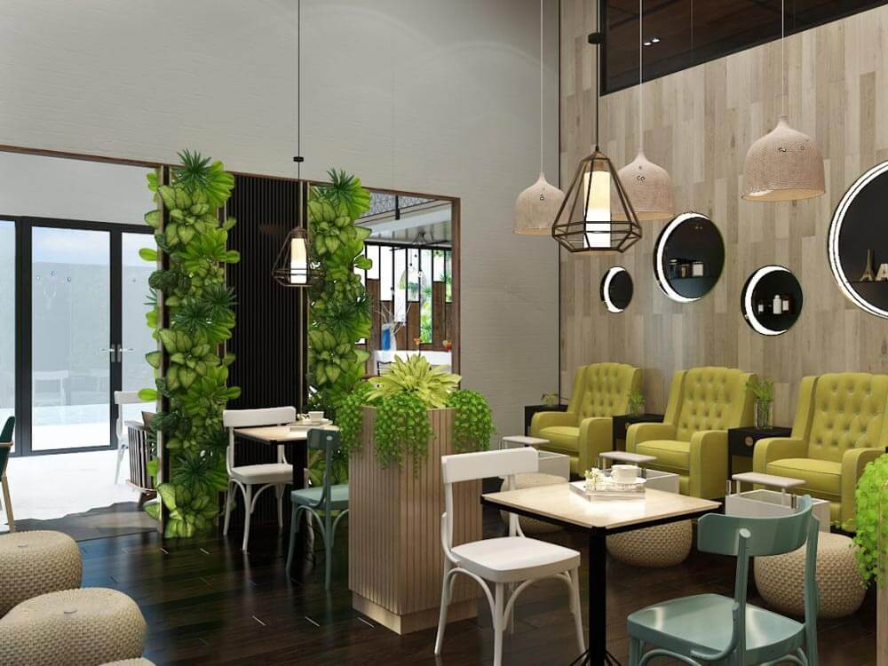 design tiệm nail Pendecor