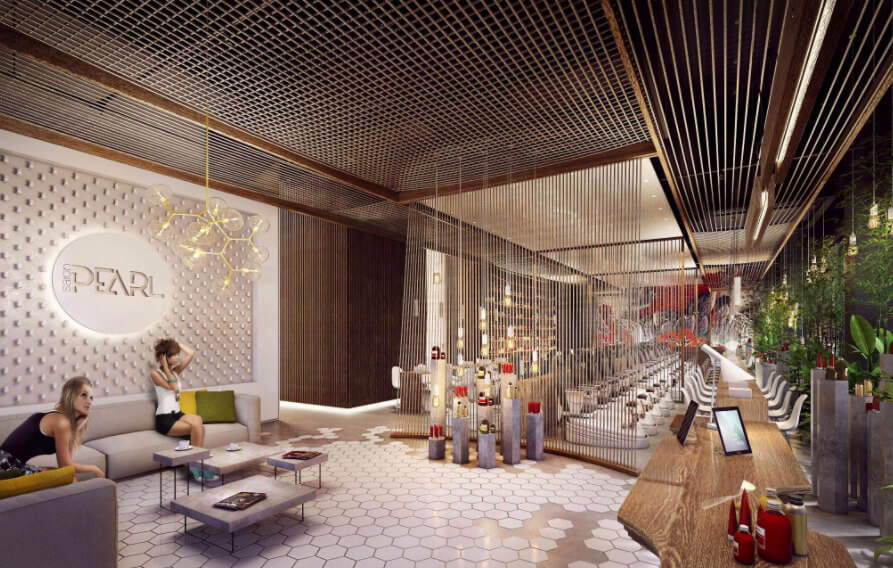 mẫu tiệm nail nhỏ Pendecor