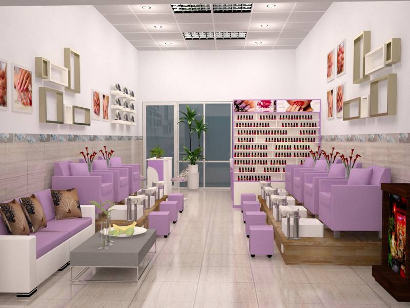 các mẫu thiết kế tiệm nail đẹp Pendecor