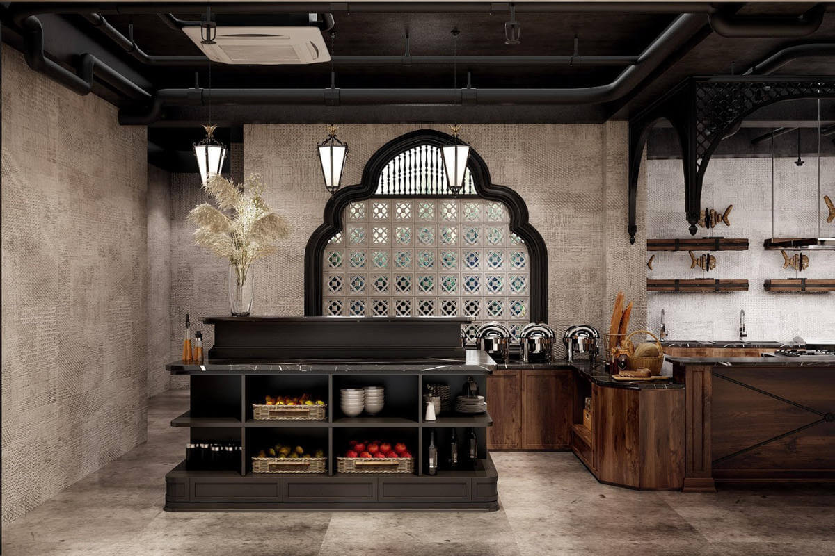 thiết kế nhà hàng bình dân Pendecor