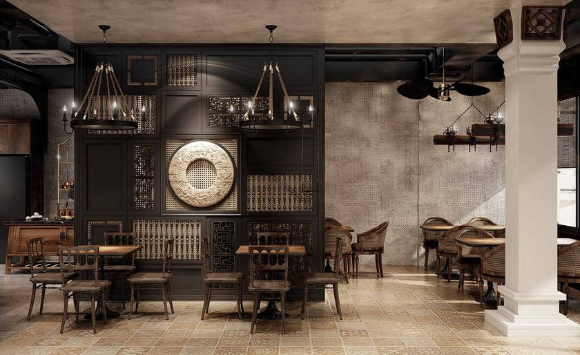 trang trí nhà hàng đẹp Pendecor