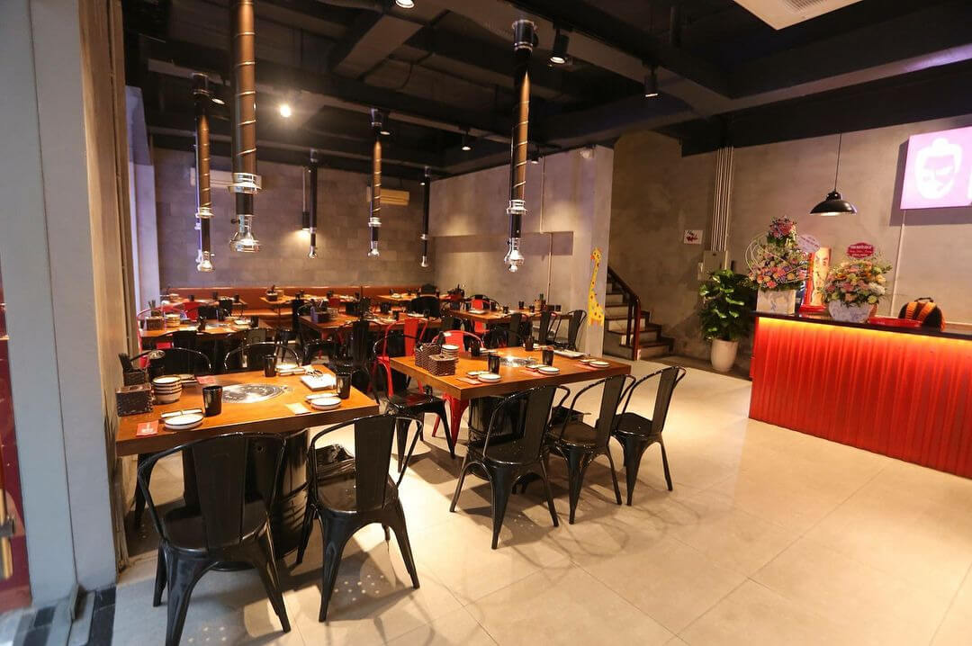 thiết kế nhà hàng buffet bình dân Pendecor