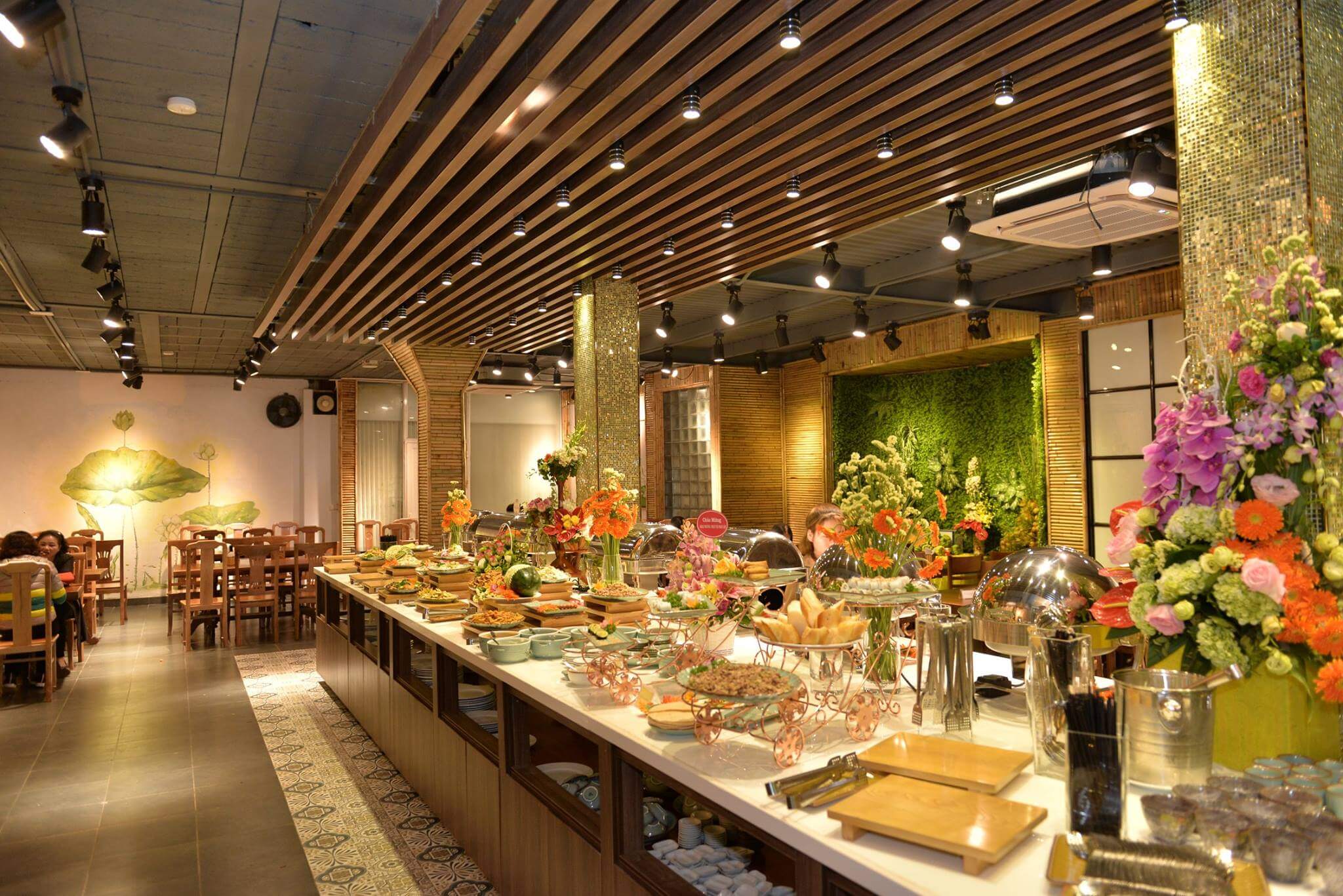 thiết kế quầy buffet Pendecor