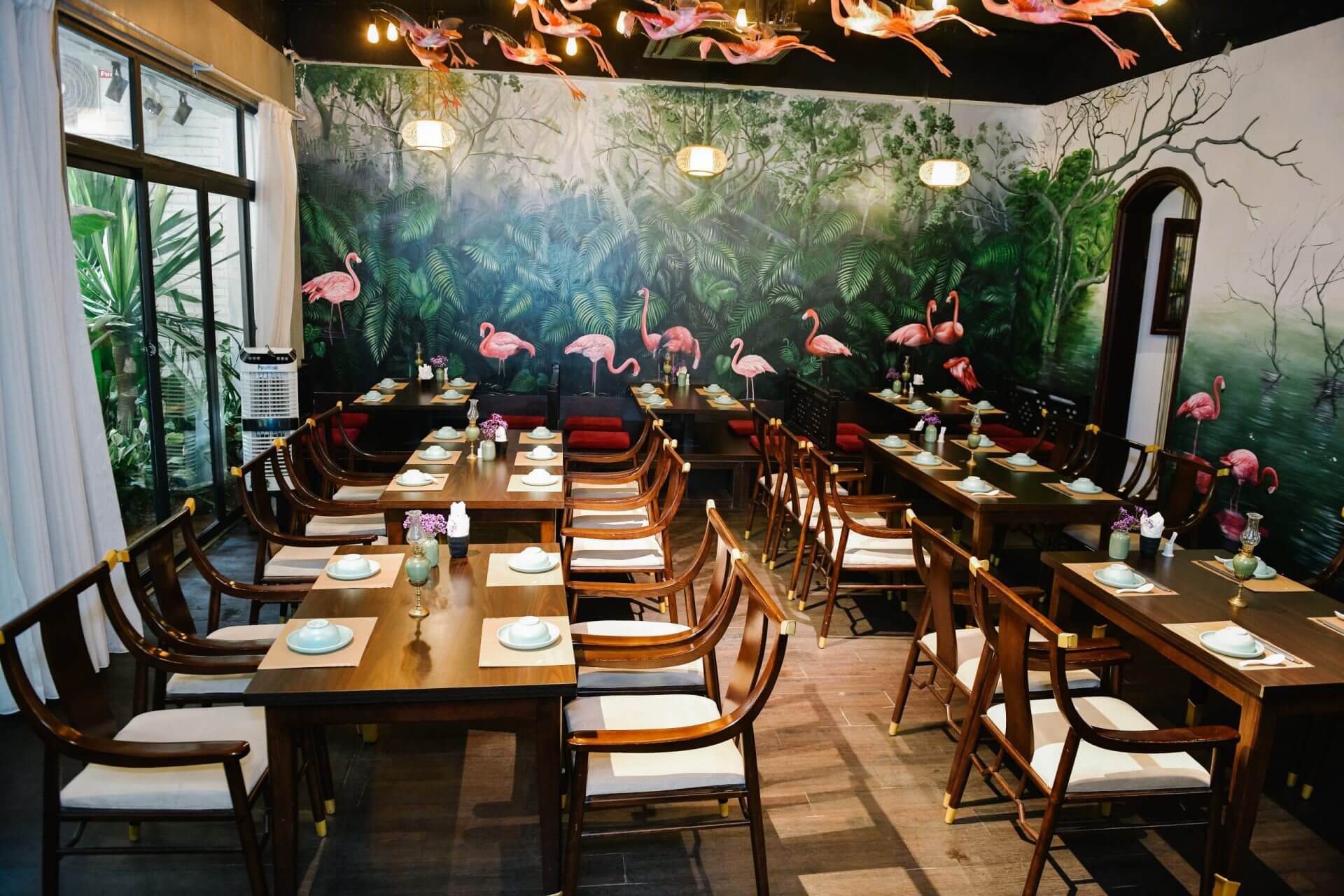 thiết kế nhà hàng chay Pendecor