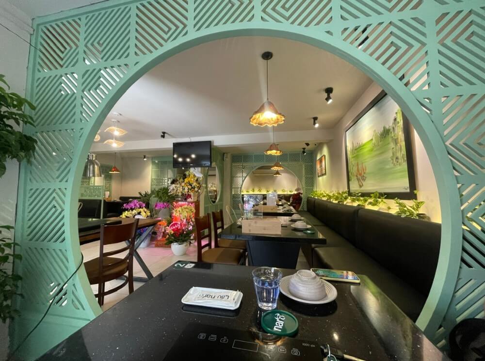 thiết kế quán chay đẹp Pendecor