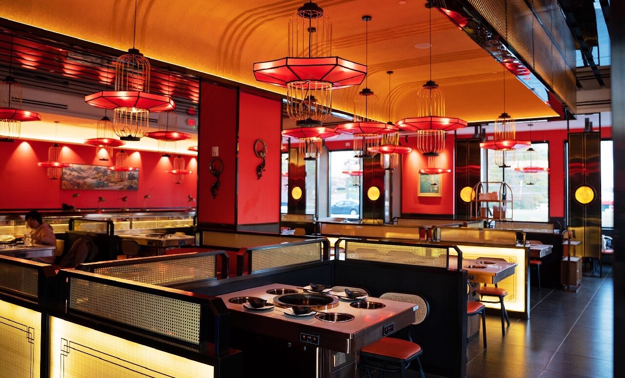 thiết kế quán lẩu nướng Pendecor