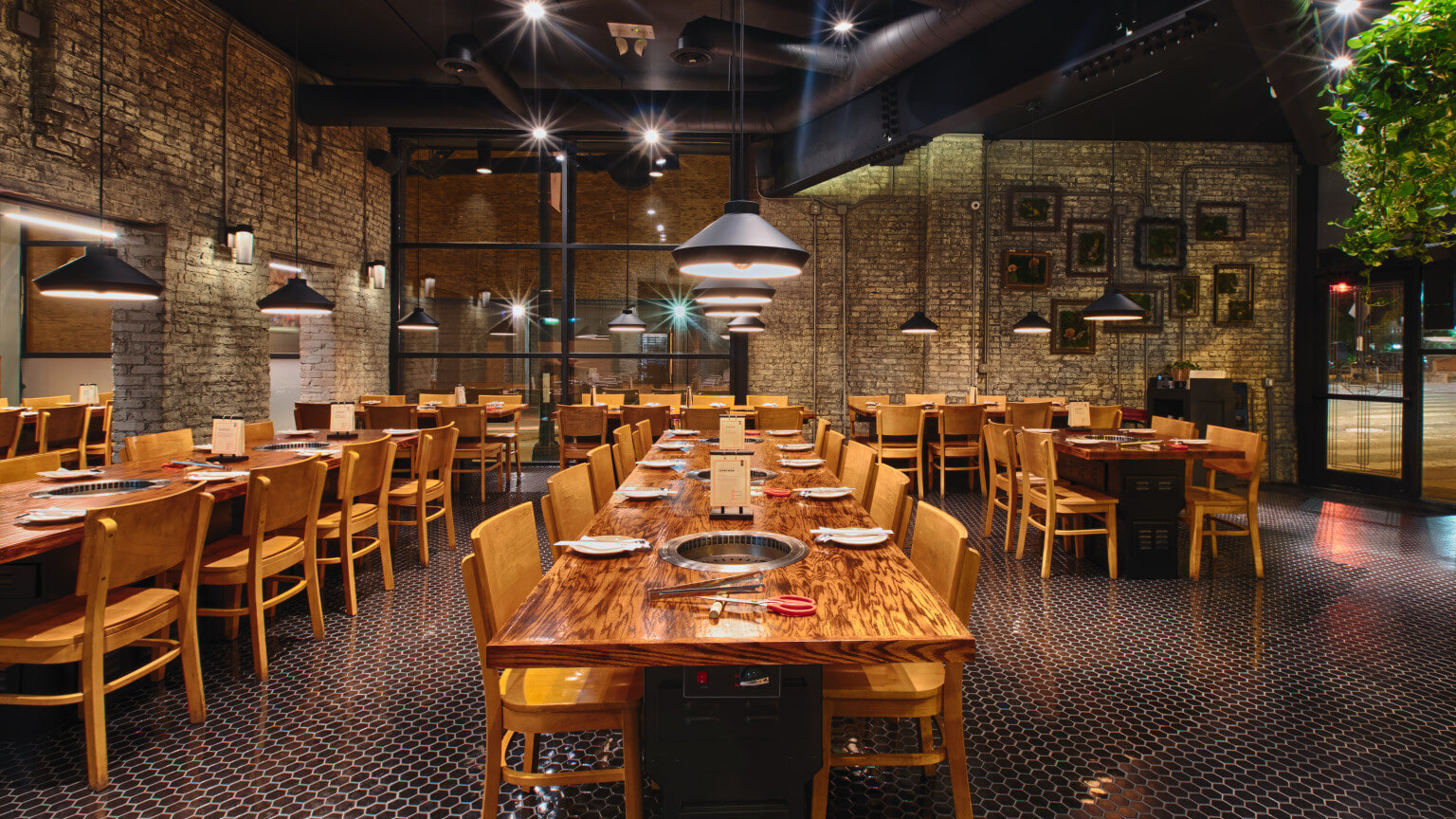 thiết kế quán lẩu nướng không khói Pendecor