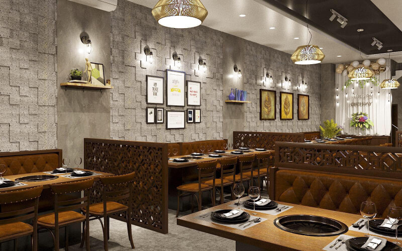 thiết kế quán lẩu Pendecor