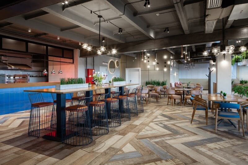 thiết kế nhà hàng nhỏ Pendecor