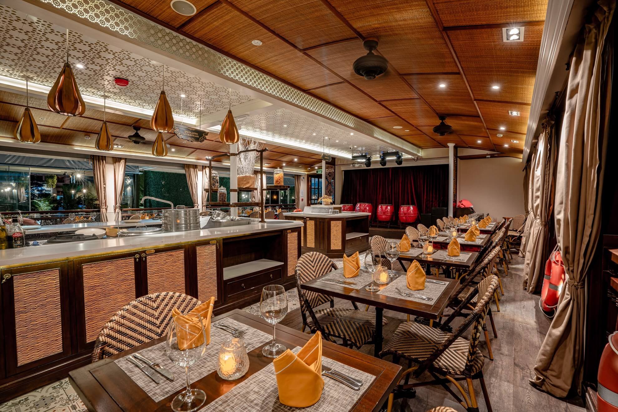 đơn giá thiết kế nhà hàng Pendecor