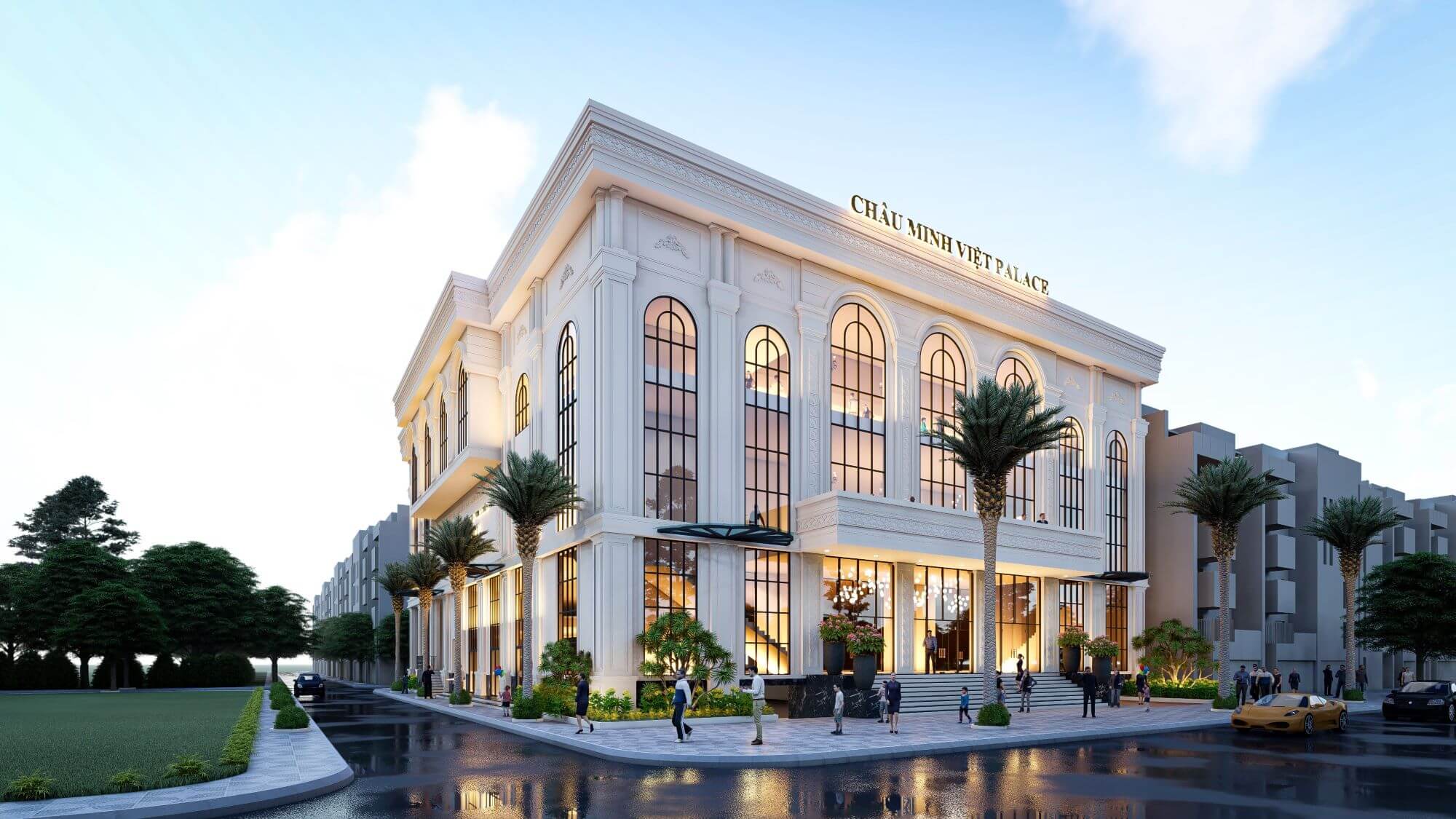 thiết kế nhà hàng tiệc cưới Pendecor