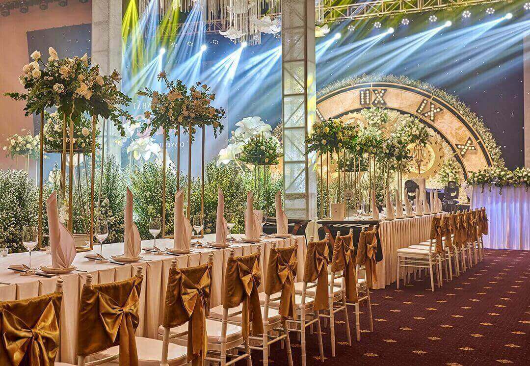 nội thất nhà hàng tiệc cưới Pendecor
