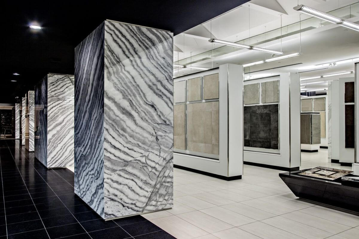 trưng bày gạch ốp lát Pendecor