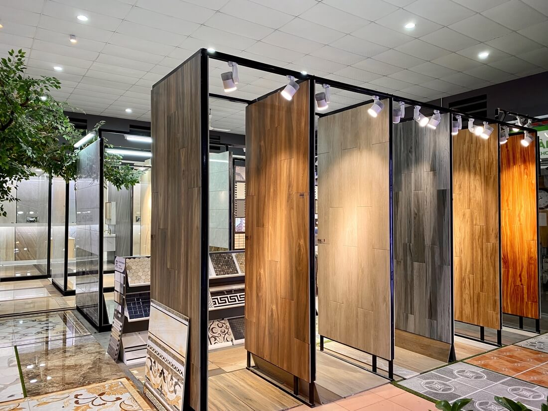 mẫu showroom gạch đẹp Pendecor