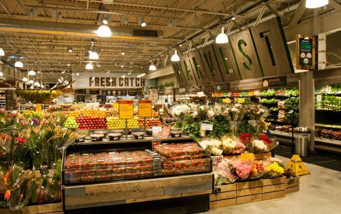 thiết kế cửa hàng thực phẩm đông lạnh