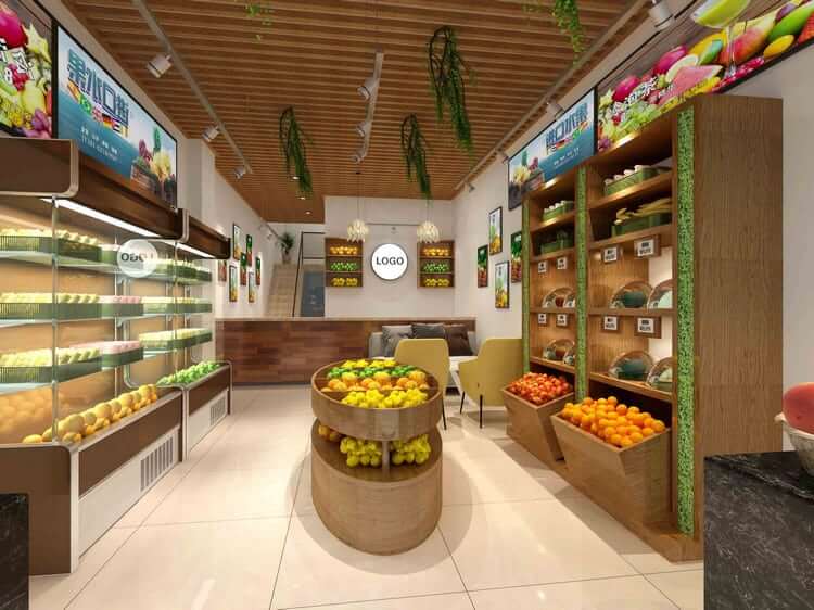 thiết kế cửa hàng thực phẩm đông lạnh Pendecor