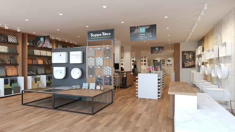 mẫu kệ trưng bày thiết bị vệ sinh