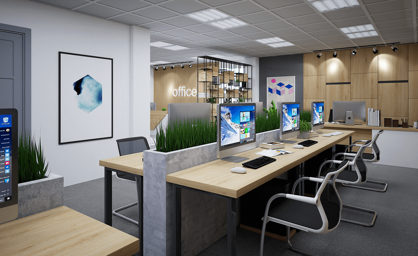 giá thiết kế showroom Pendecor