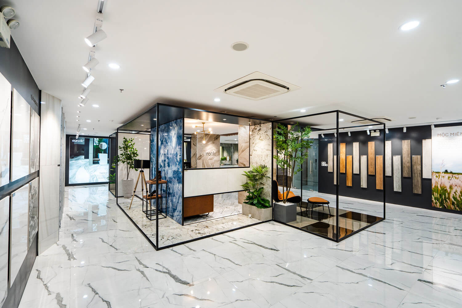 thiết kế showroom vật liệu xây dựng Pendecor