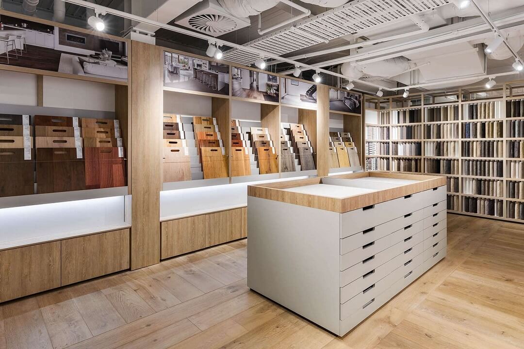 thiết kế showroom nội thất Pendecor