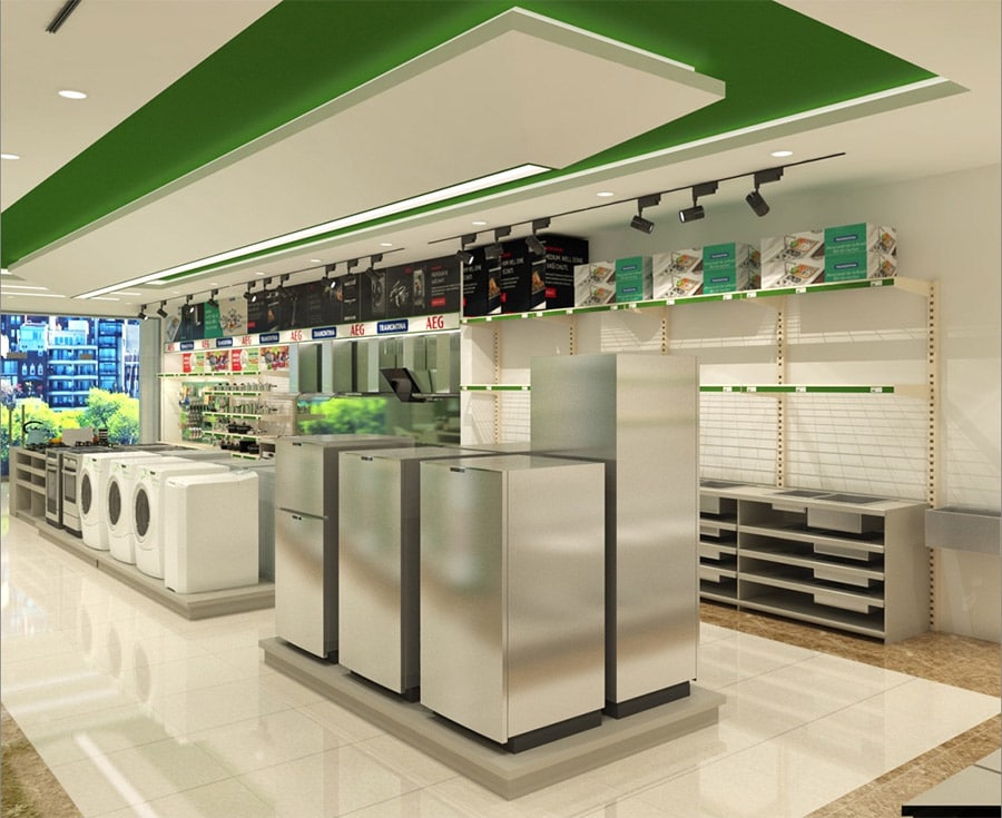 báo giá thi công showroom Pendecor