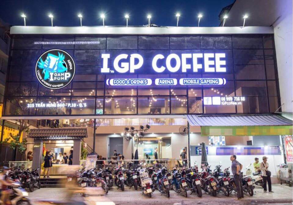 thiết kế quán cafe game Pendecor