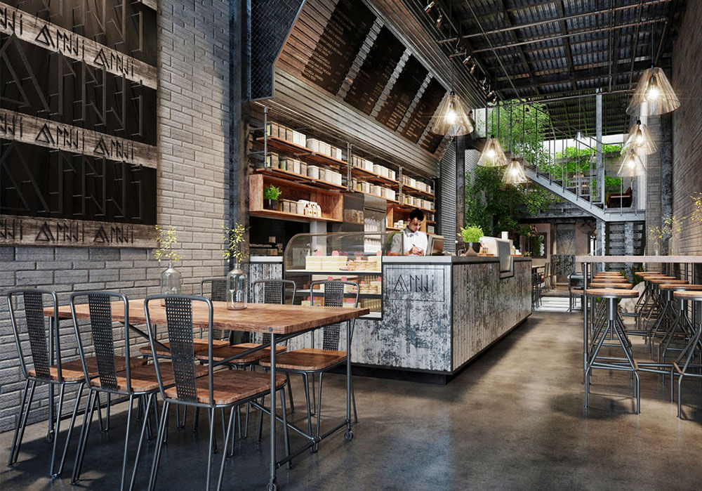 mẫu quán cafe đẹp Pendecor