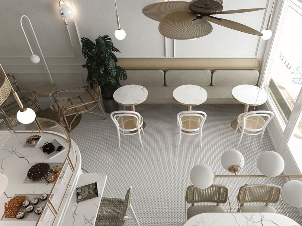 thiết kế quán cà phê