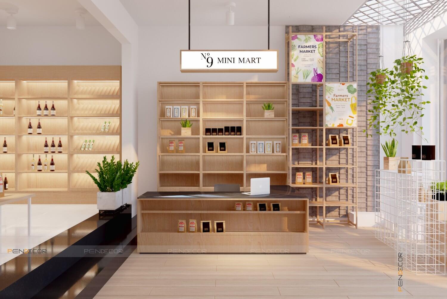 Thiết Kế Siêu Thị Mini NO9