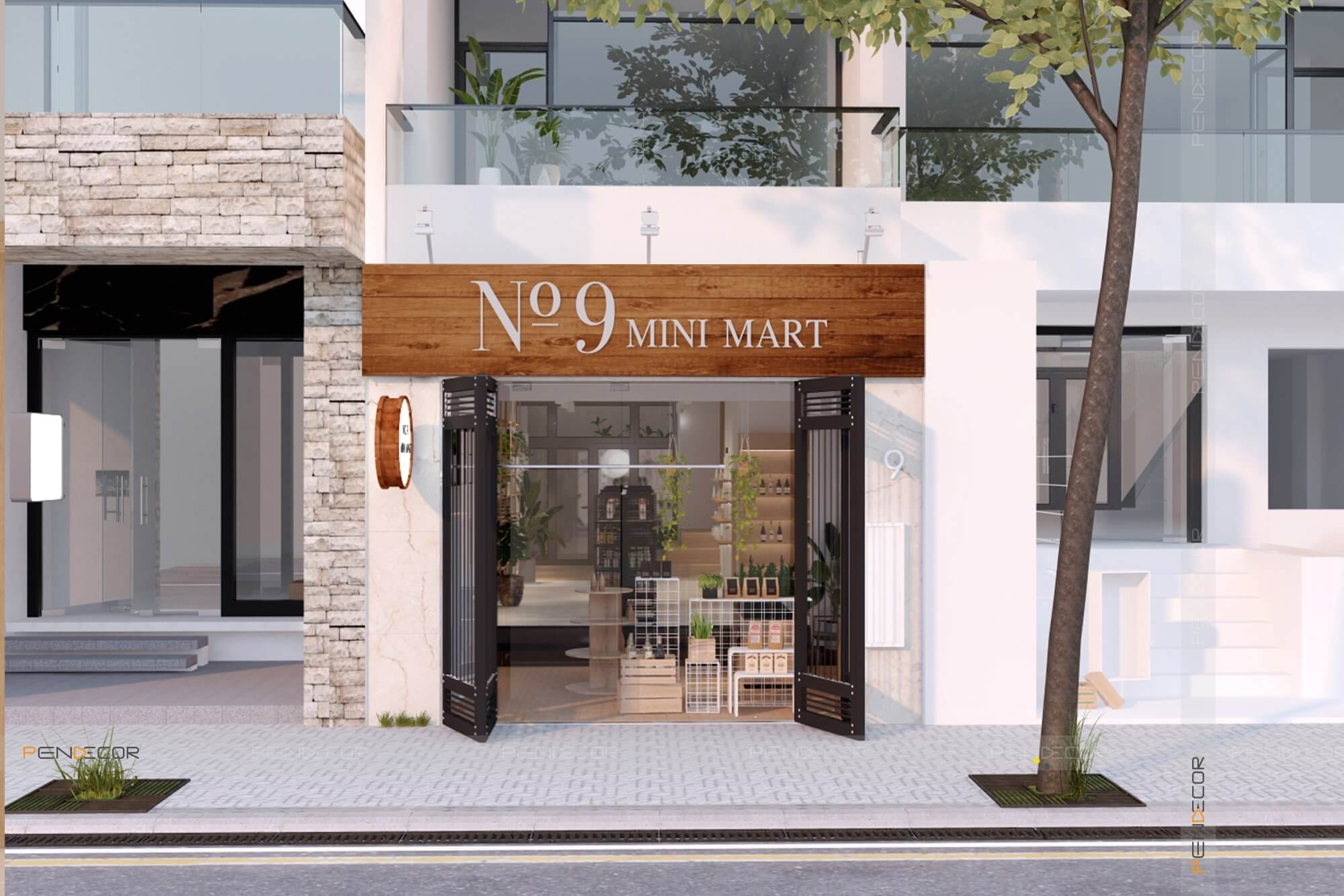 Thiết Kế Siêu Thị Mini NO9